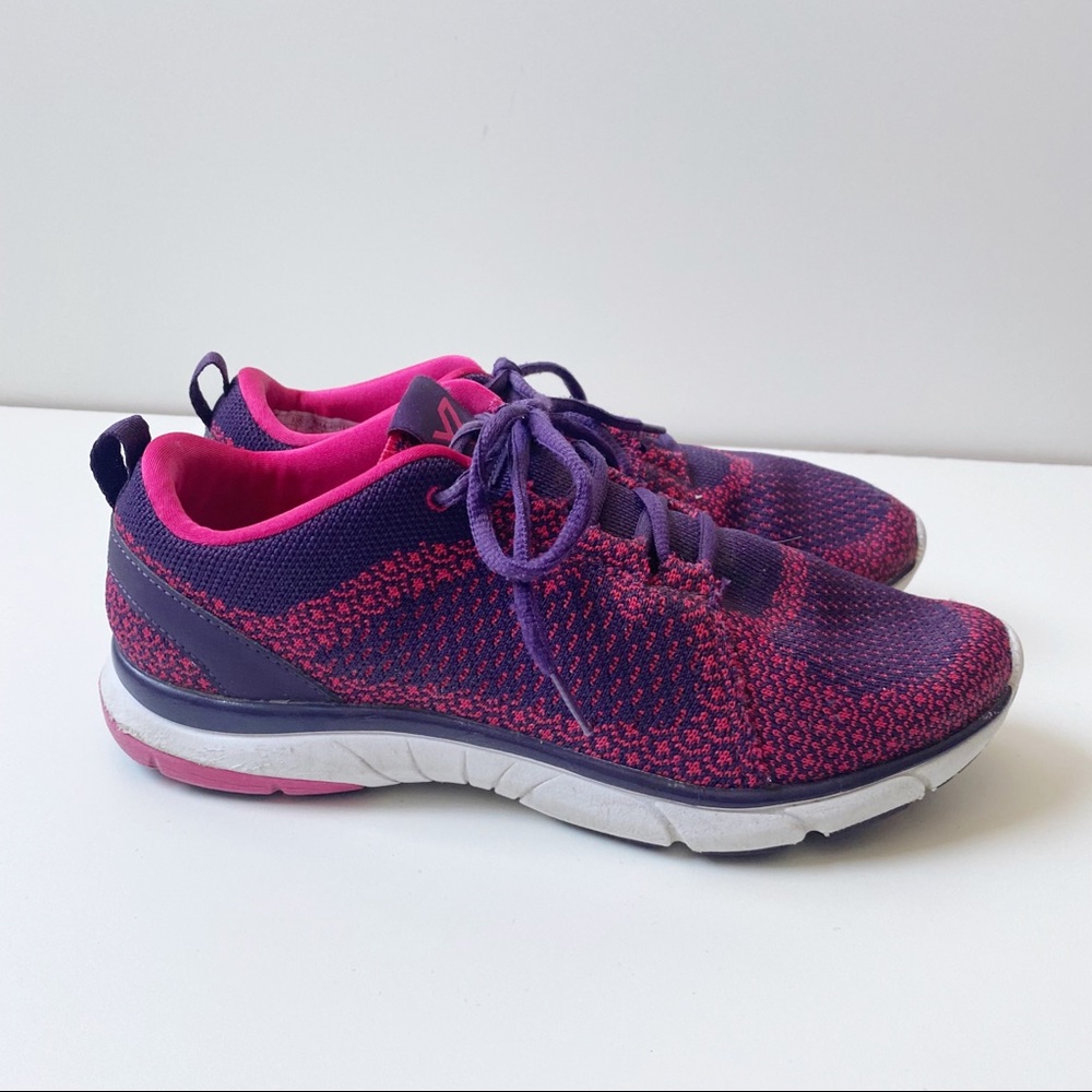 VIONIC Pink & Purple Flex Sierra Sneaker Shoes 9 Wide 9W